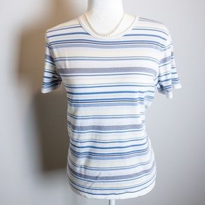 Sonoma T-Shirt Medium Stripes Short Sleeves